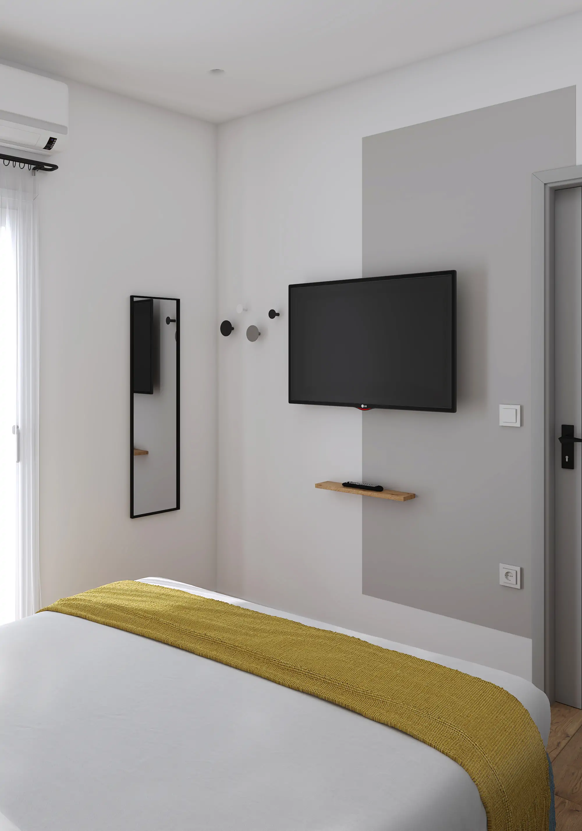 Blue Τρίκλινο με Μπαλκόνι