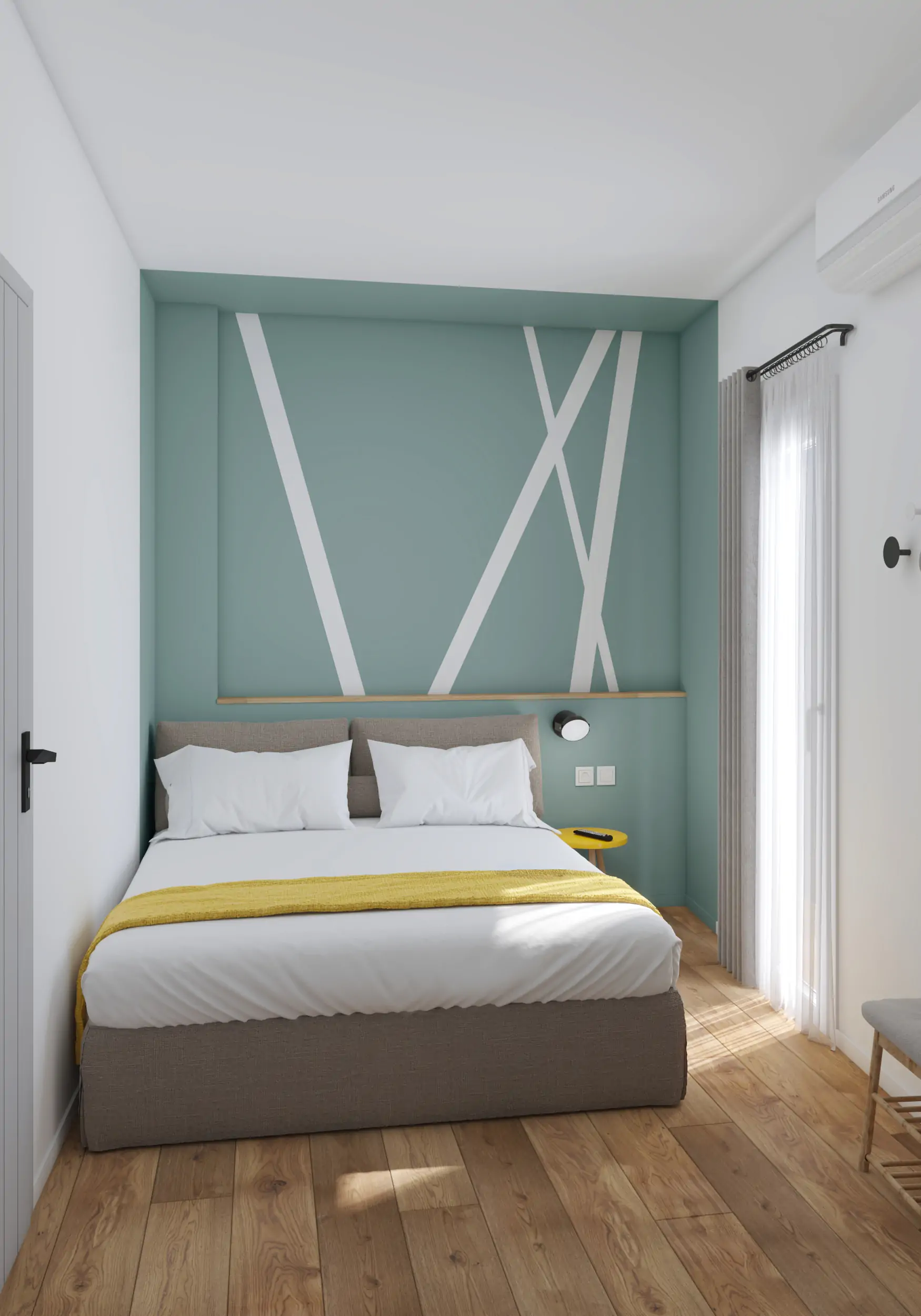 Deluxe Τετράκλινο με μπαλκόνι