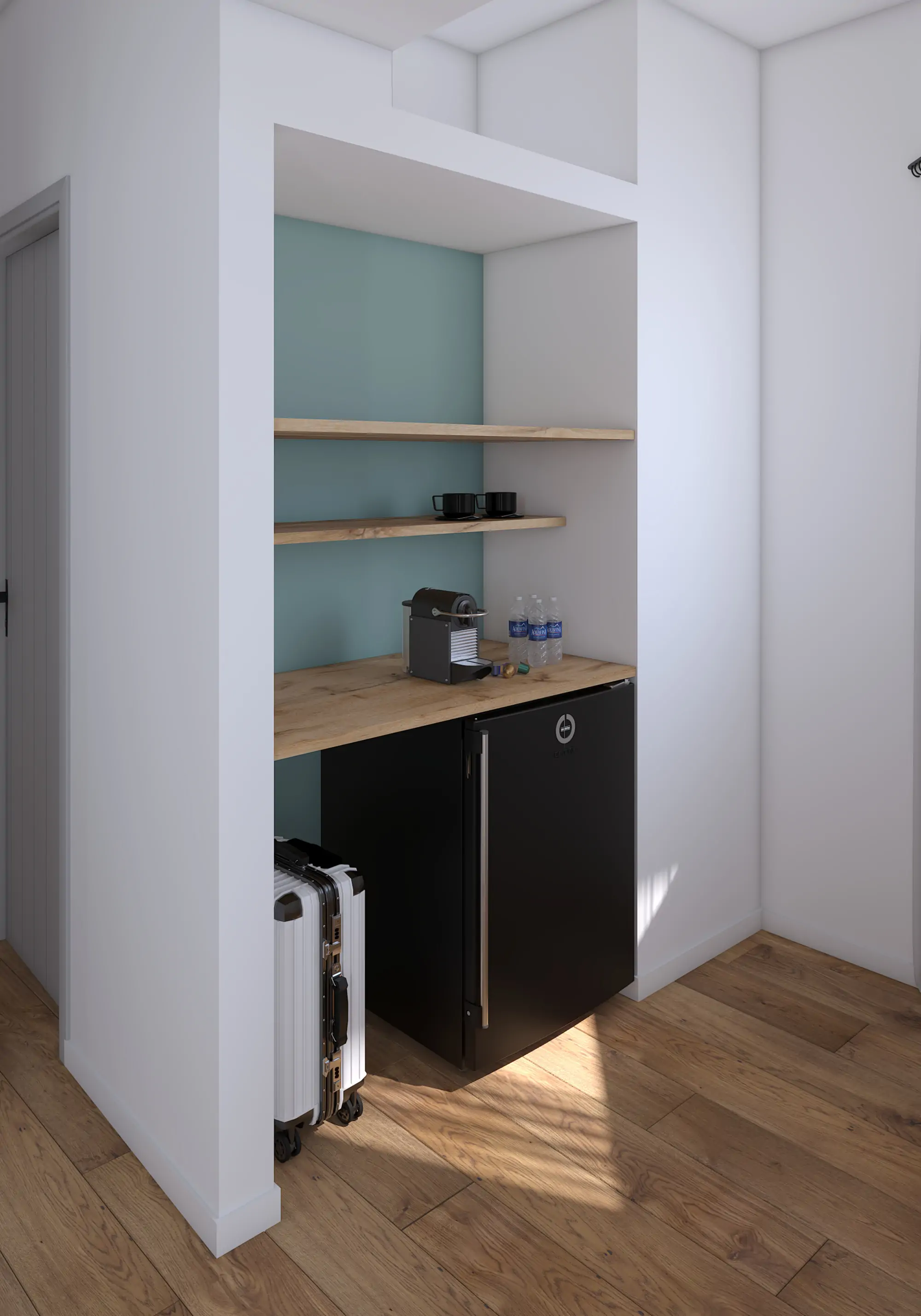 Deluxe Τετράκλινο με μπαλκόνι