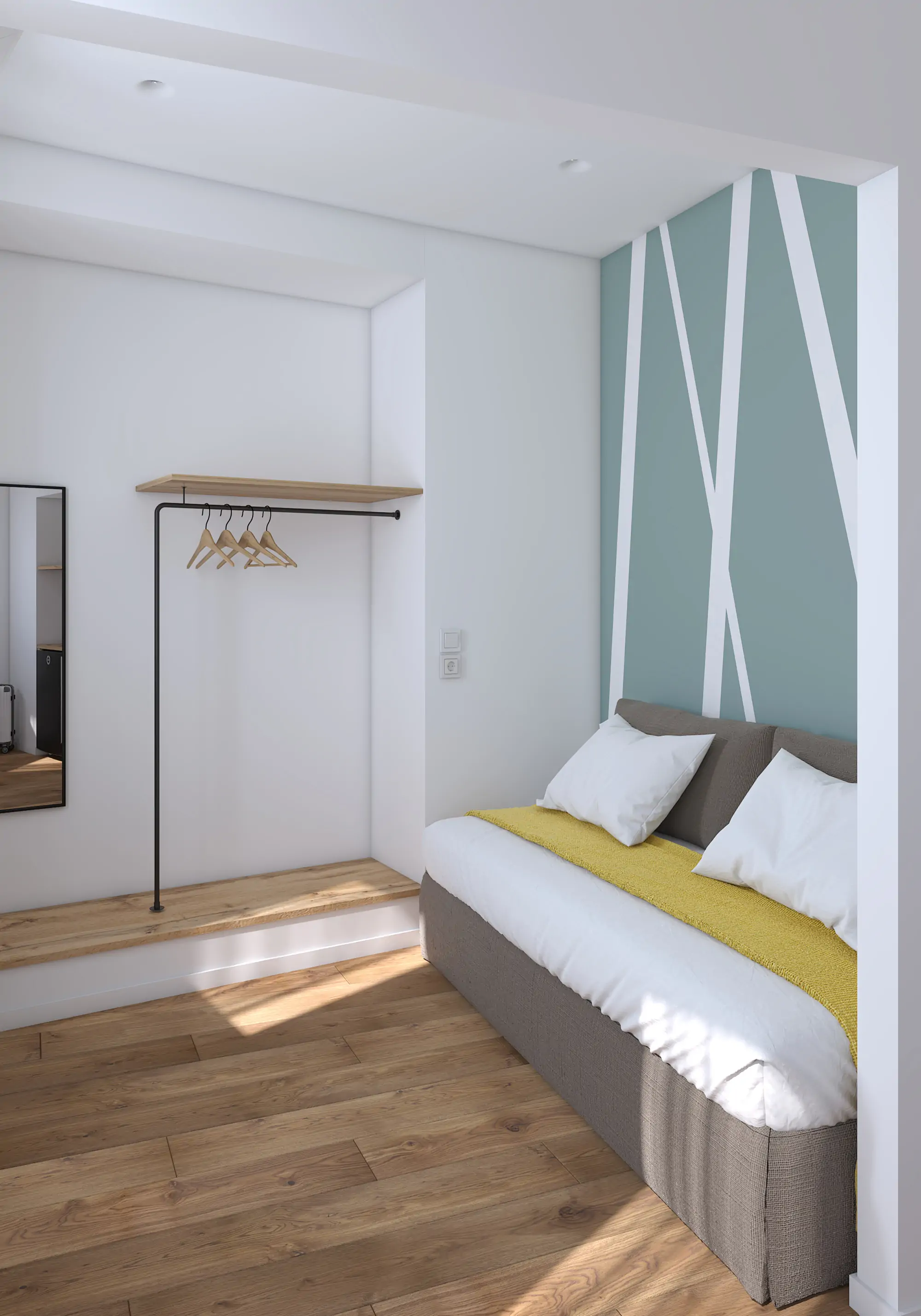 Deluxe Τετράκλινο με μπαλκόνι